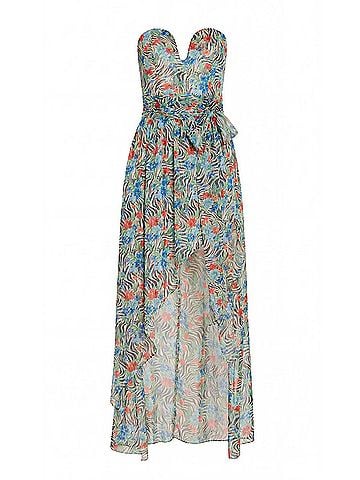 Amanda Uprichard Aurelia Maxi Dress in Sahara (view 1)
