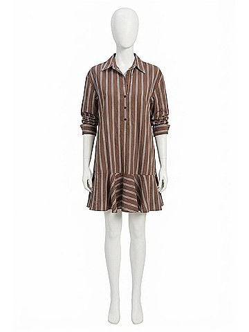 Veronica Beard Azriel Dress in Dark Mocha (view 1)