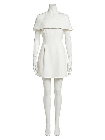 Lucy Paris Erin Mini Dress in White (view 1)