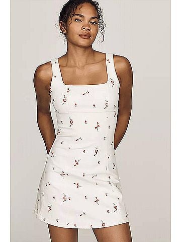Rails Altadena Mini Dress in Ecru Romantic Floral (view 2)