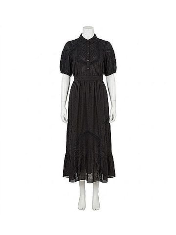 Cleobella Milla Ankle Dress in Black (view 1)