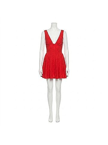 Free People Can't Help It Mini Dress in Red (view 1)