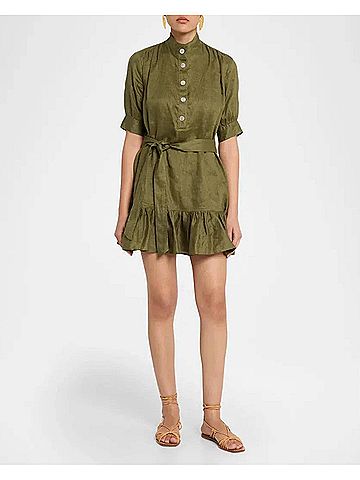 Veronica Beard Kaidin Dress in Army (view 2)