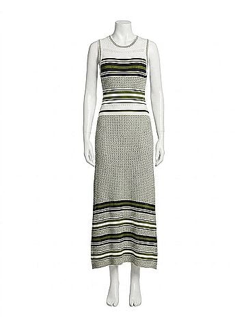 Veronica Beard Dawna Knit Dress in Navy/Cactus (view 1)