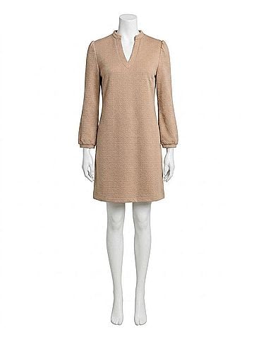 Southern Tide Oren Quilted Dress in Tannin (view 1)