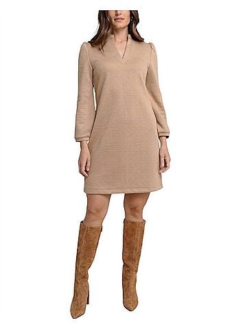 Southern Tide Oren Quilted Dress in Tannin (view 2)