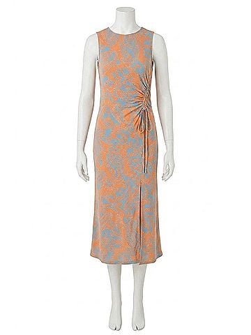 Rails Gabriella Dress in Orange Diffused Cheetah (view 1)