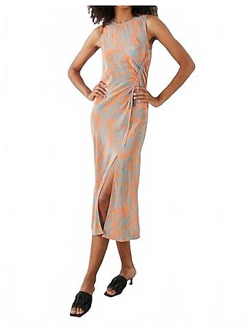 Rails Gabriella Dress in Orange Diffused Cheetah (view 2)