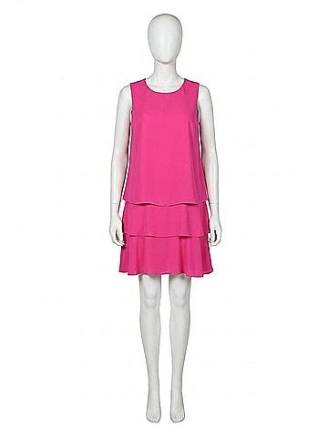 Frank Lyman Design Woven Sleeveless Dress in Candy (view 1)