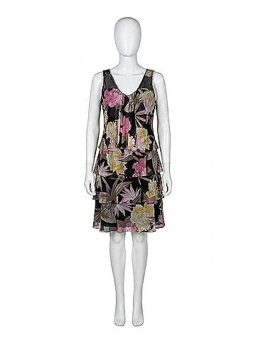 Frank Lyman Design Floral Printed Dress in Black Multi (view 1)
