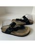 White Mountain 100% Leather Black Sandals Size 8 - photo 9