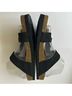 White Mountain 100% Leather Black Sandals Size 8 - photo 4