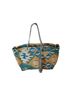 Longchamp Aztec Or Tribal Print Blue Yellow Tote One size - photo 1