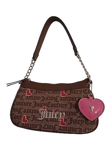 Juicy Couture I Heart Juicy Chestnut Chino Leather Shoulder Bag (view 1)