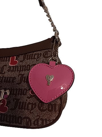 Juicy Couture I Heart Juicy Chestnut Chino Leather Shoulder Bag (view 2)