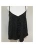 Sanctuary 100% Polyester Polka Dots Black White Tank Top Size 1X - photo 6