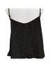 Sanctuary 100% Polyester Polka Dots Black White Tank Top Size 1X - photo 2