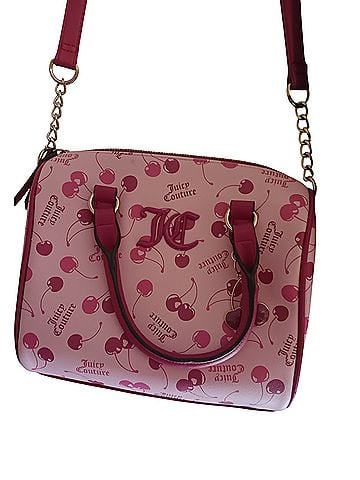 Juicy Couture Cherry Girl Satchel LT Pink Multi Leather Satchel (view 1)