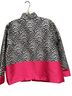 Caroline Rose Animal Print Black Pink Blazer Size L - photo 2