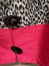 Caroline Rose Animal Print Black Pink Blazer Size L - photo 7