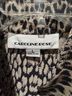 Caroline Rose Animal Print Black Pink Blazer Size L - photo 3