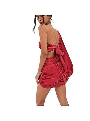 For Love & Lemons Scarlet Red Dress Cocktail Dress (view 2)