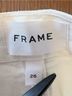 FRAME Denim 100% Cotton White Jeans Size 26 waist - photo 3