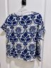 bryn WALKER 100% Linen Print Multi Color T-Shirt Size XXS - photo 6