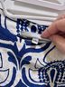 bryn WALKER 100% Linen Print Multi Color T-Shirt Size XXS - photo 4
