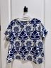 bryn WALKER 100% Linen Print Multi Color T-Shirt Size XXS - photo 5