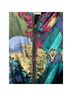 Venezia 100% Polyester 100% Nylon 100% Acrylic Print Multi Color Black Jacket Size 26 - photo 4