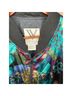Venezia 100% Polyester 100% Nylon 100% Acrylic Print Multi Color Black Jacket Size 26 - photo 3