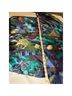 Venezia 100% Polyester 100% Nylon 100% Acrylic Print Multi Color Black Jacket Size 26 - photo 5