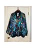 Venezia 100% Polyester 100% Nylon 100% Acrylic Print Multi Color Black Jacket Size 26 - photo 11
