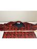 Chico's Design Animal Print Graphic Red Black Jacket Size L - photo 9