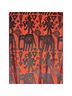 Chico's Design Animal Print Graphic Red Black Jacket Size L - photo 8