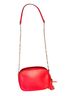 Bally 100% Leather Solid Red Gold Leather Shoulder Bag One size - photo 2
