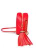 Bally 100% Leather Solid Red Gold Leather Shoulder Bag One size - photo 5