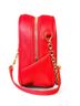 Bally 100% Leather Solid Red Gold Leather Shoulder Bag One size - photo 3