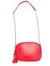 Bally 100% Leather Solid Red Gold Leather Shoulder Bag One size - photo 6