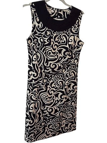 DressBarn Dressbarn Collection Abstract Paisley Swirl Knit Sheath Dress Cocktail Dress (view 1)