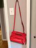 Coach 100% Leather Solid Red Pink Leather Clutch One size - photo 7