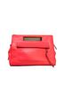 Coach 100% Leather Solid Red Pink Leather Clutch One size - photo 1