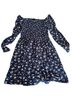 Justify Floral Blue Casual Dress Size L - photo 2