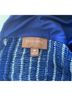 Buckle 100% Rayon 100% Polyester Stripes Blue Sleeveless Top Size M - photo 3