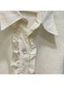 edward 100% Linen Solid White Sleeveless Button-Down Shirt Size 1X - photo 4