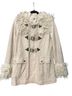Free People 100% Wool Ivory Coat Size XS - photo 1