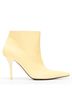 Céline 100% Leather Brown Celine Leather Pointed Ankle Boots Size EU 38 - photo 1