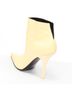 Céline 100% Leather Brown Celine Leather Pointed Ankle Boots Size EU 38 - photo 7