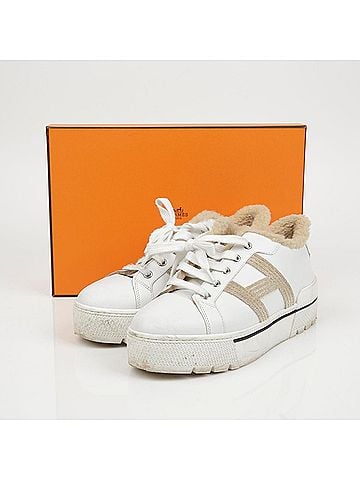 Hermès Size Shearling Sneakers (view 1)